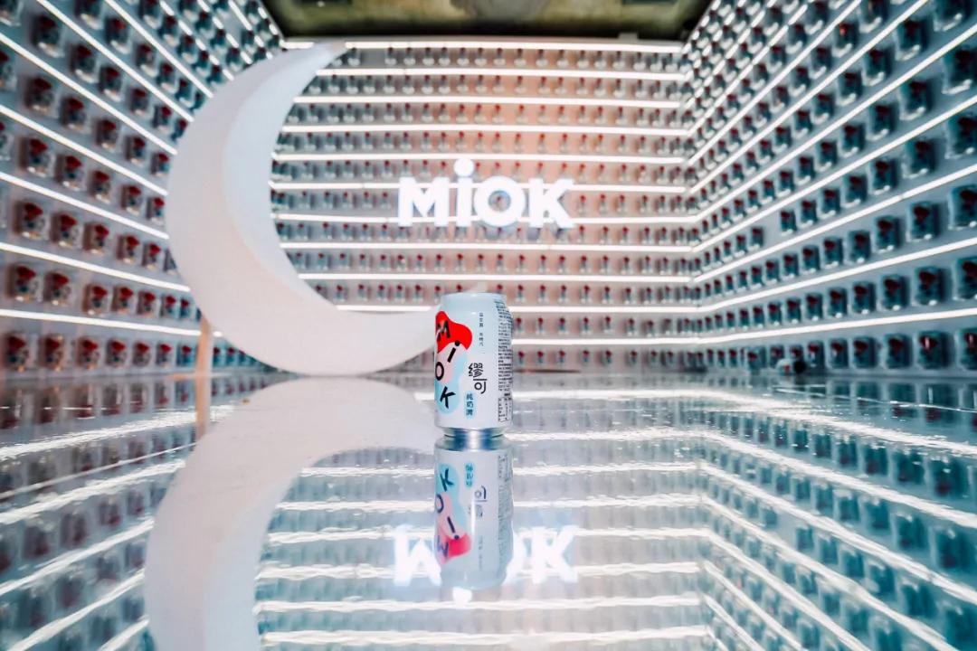 夏日饮品缪可miok纯奶啤,miok缪可奶啤微醺乳酸菌