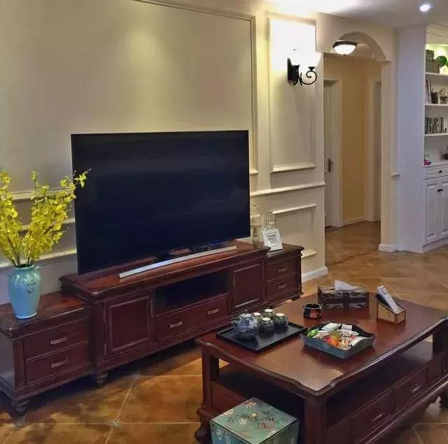 2021电视背景墙简约风格图片,电视背景墙轻奢风格装修效果图