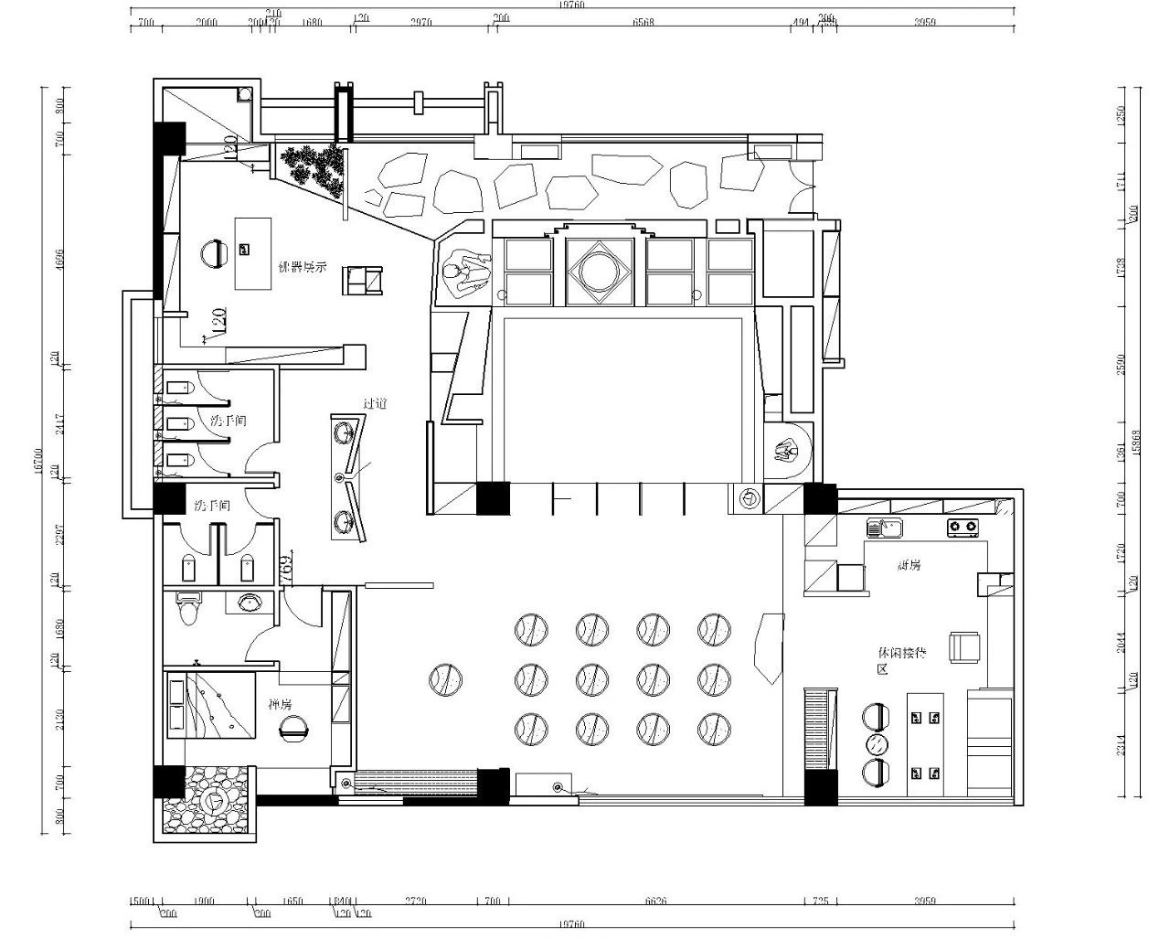 *安泰**保利商务大厦22楼智悲禅修中心300平会所装修，完工实景拍摄