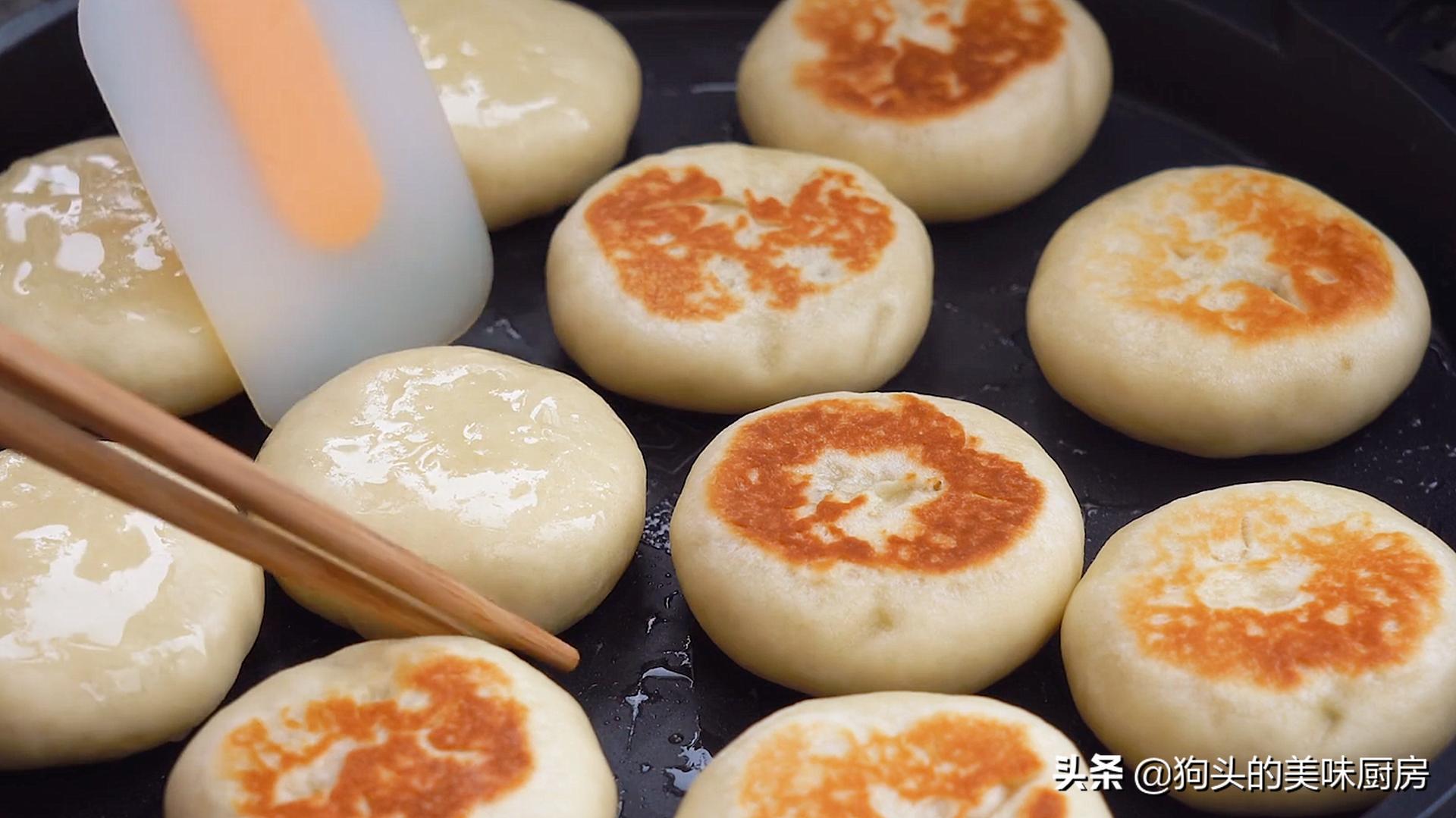 不用烤箱酥皮绿豆饼简易版,又酥又不油的绿豆饼