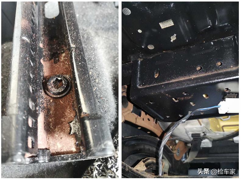 4万多的名爵锐腾买来糟心，拆开饰板车主叫出声，底盘装甲白喷了