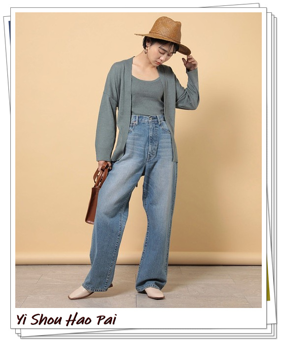 长袖开衫镂空针织衫怎么搭配,夏季绿色短袖开衫针织衫怎么搭配