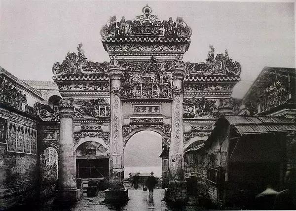 100年前中国风景建筑老照片,两亿多年前的景观