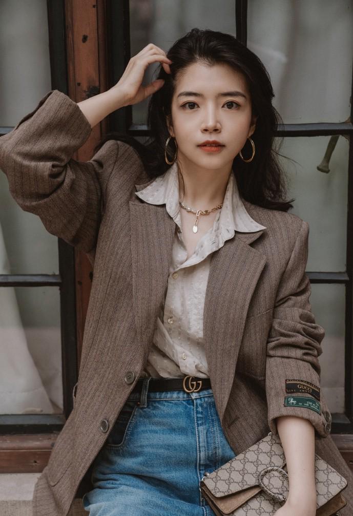 gucci宝石蓝包搭配,经典gucci包搭配