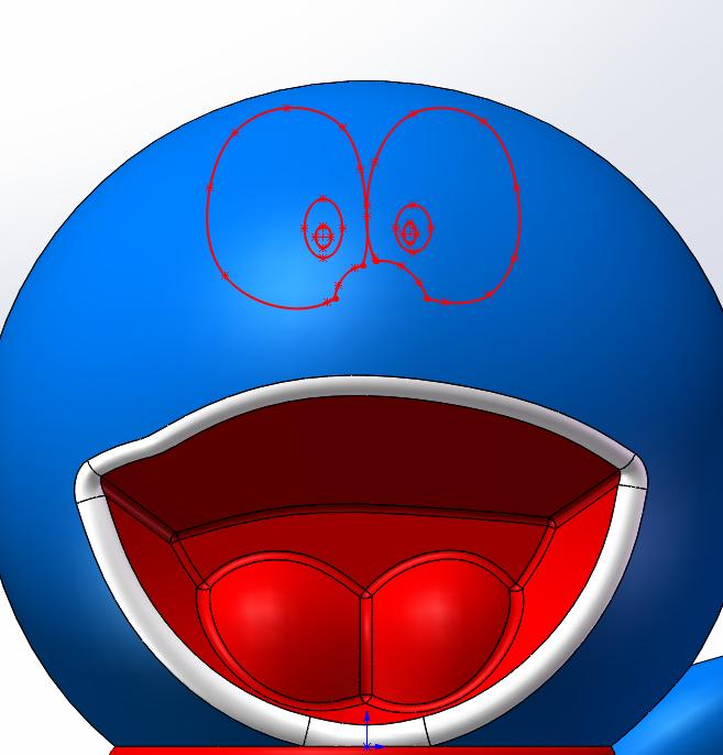 哆啦a梦3d建模教程solidworks,3d建模制作哆啦a梦地图