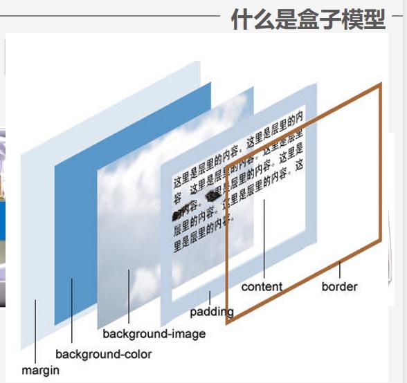 盒子模型的基本结构,盒子模型图