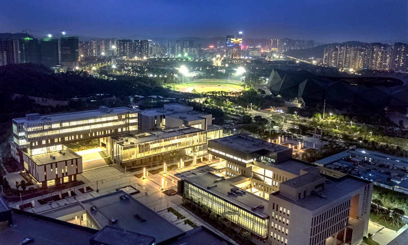 香港中文大学深圳学院校园风景,香港中文大学深圳校区校园环境