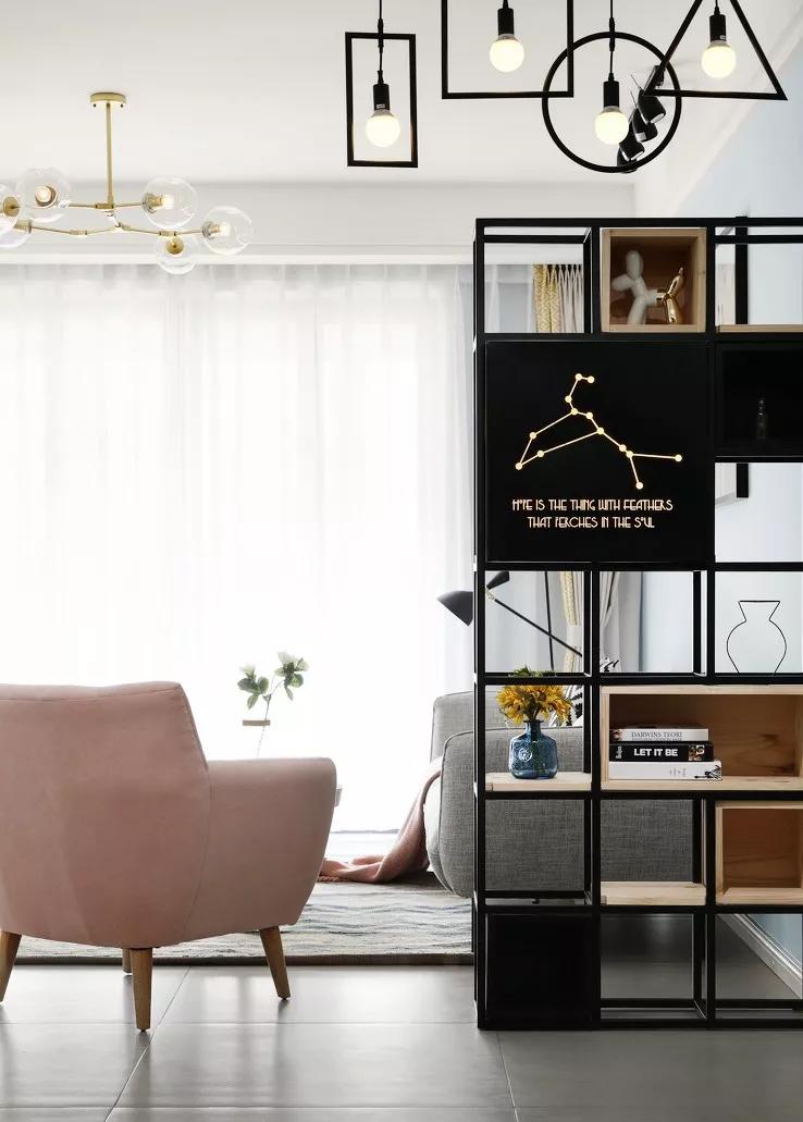 北欧136平米全屋装修效果图,136北欧风格客厅装修效果图