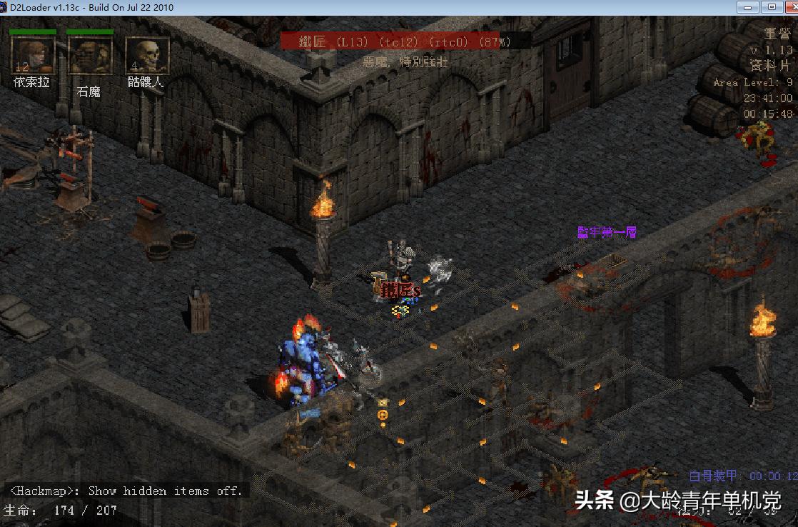 暗黑2基础回血回蓝,暗黑2纯毒死灵玩法