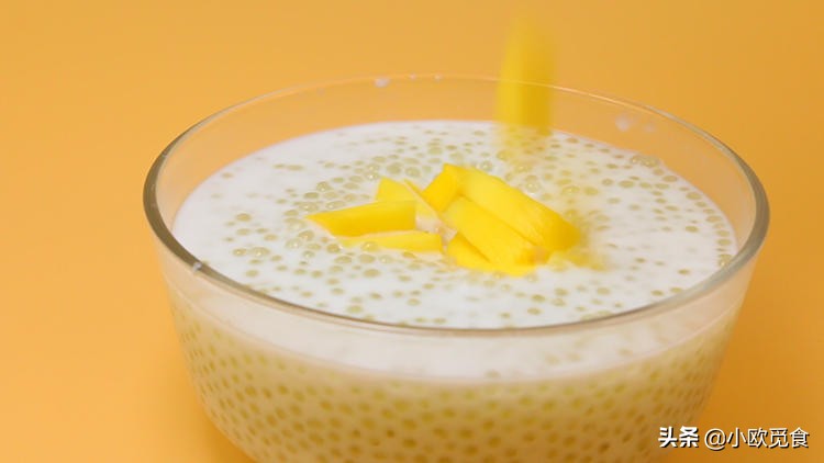 芒果椰汁西米露的做法没有榨汁机,芒果椰汁西米露的做法