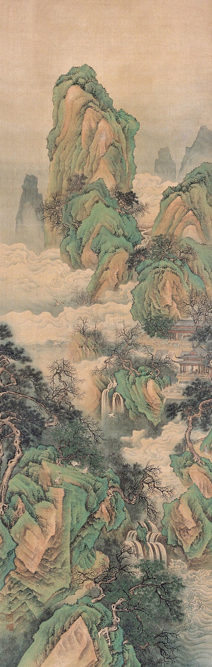 明代四大家仇英重彩画作品欣赏,仇英十大传世名画图文