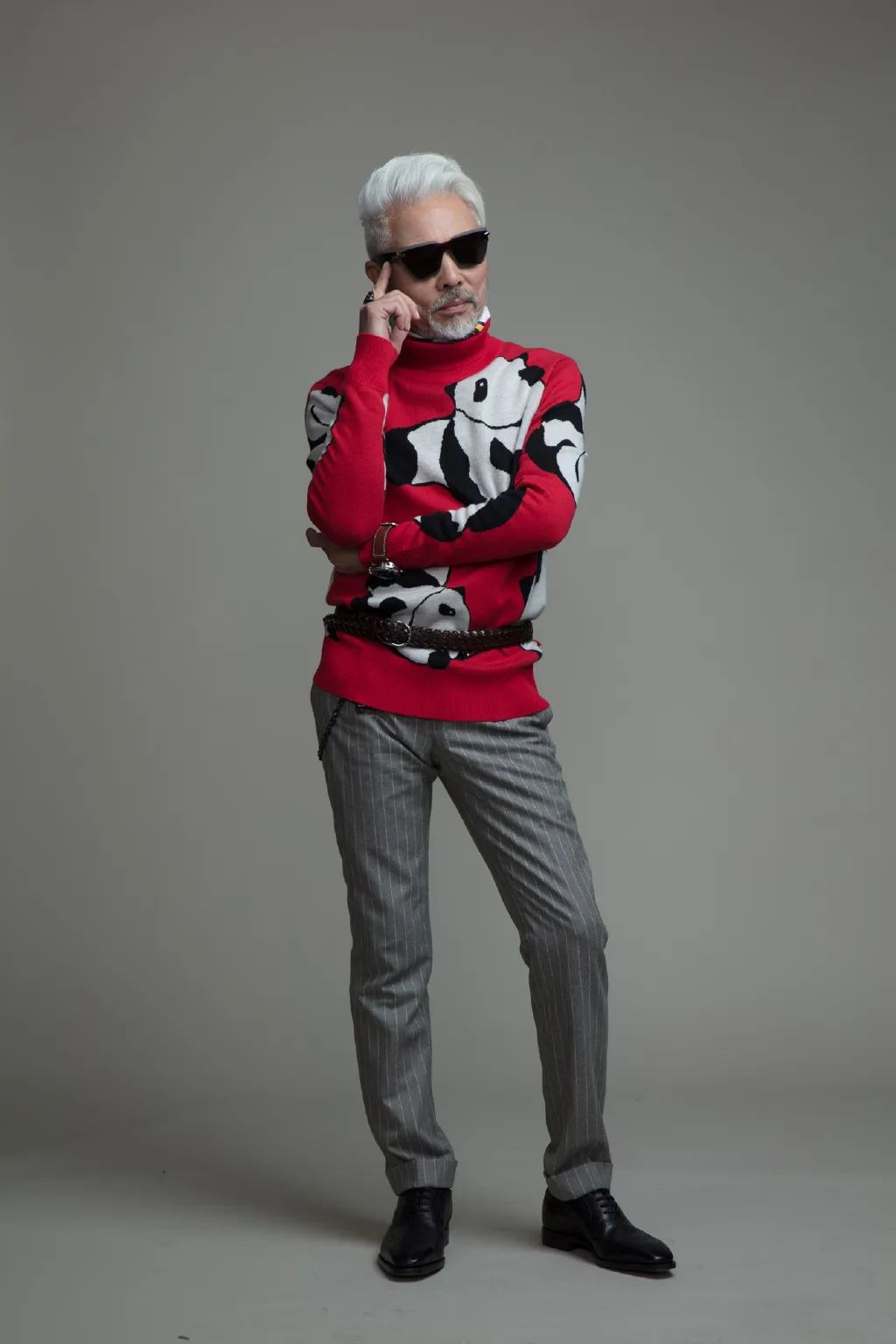 潮爷张双利穿衣搭配,时尚老头张双利