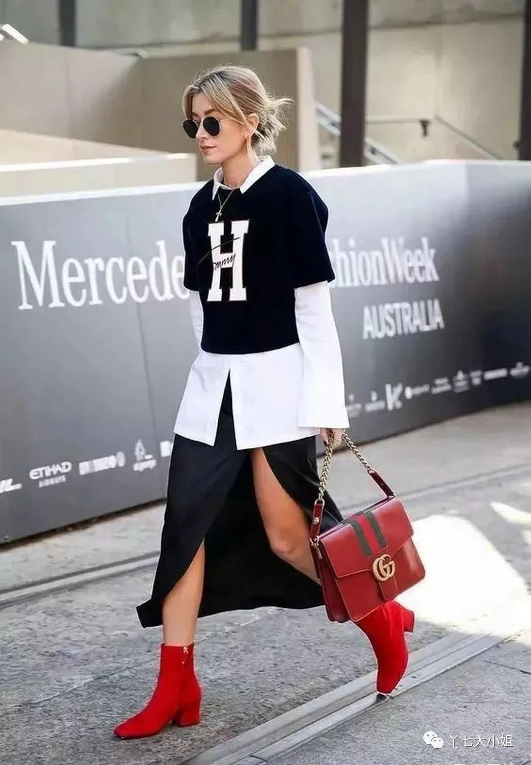 夏季衬衫和t恤叠穿方法,学t恤叠穿混搭法