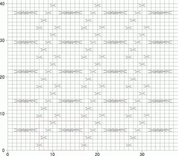 毛衣编织挖掘机花样图解,一品红毛衣编织花样图解