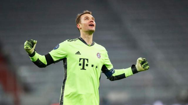 10次扑救创造德甲生涯纪录,诺伊尔两次欧冠扑救