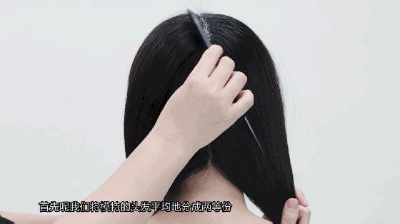 花瓣丸子头学生党蓬松,古风丸子头前额花瓣头饰