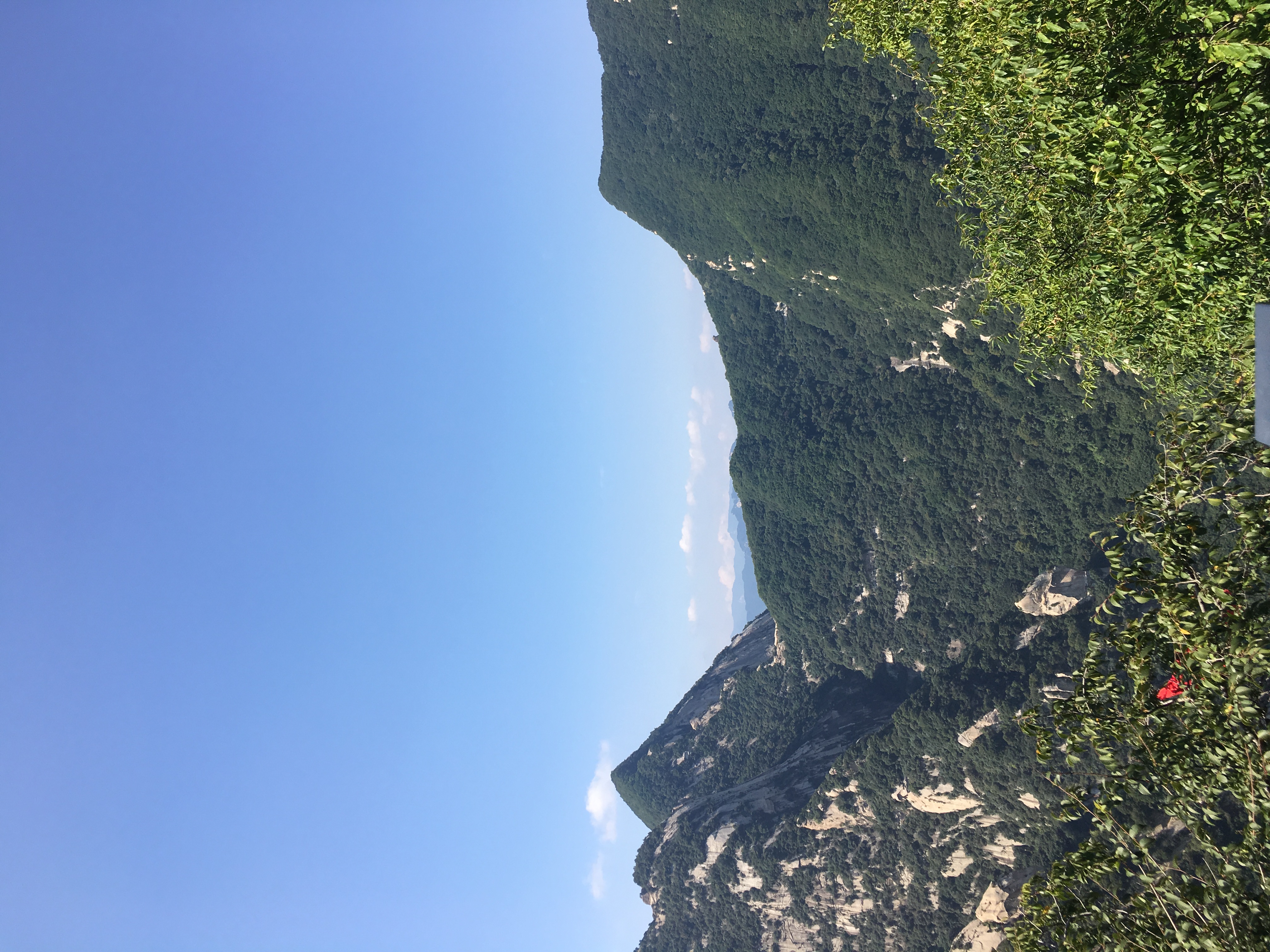 北上西下华山有危险的地方吗,恐高华山攻略