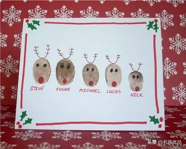 最简单的圣诞贺卡手工制作,手工作品太美了