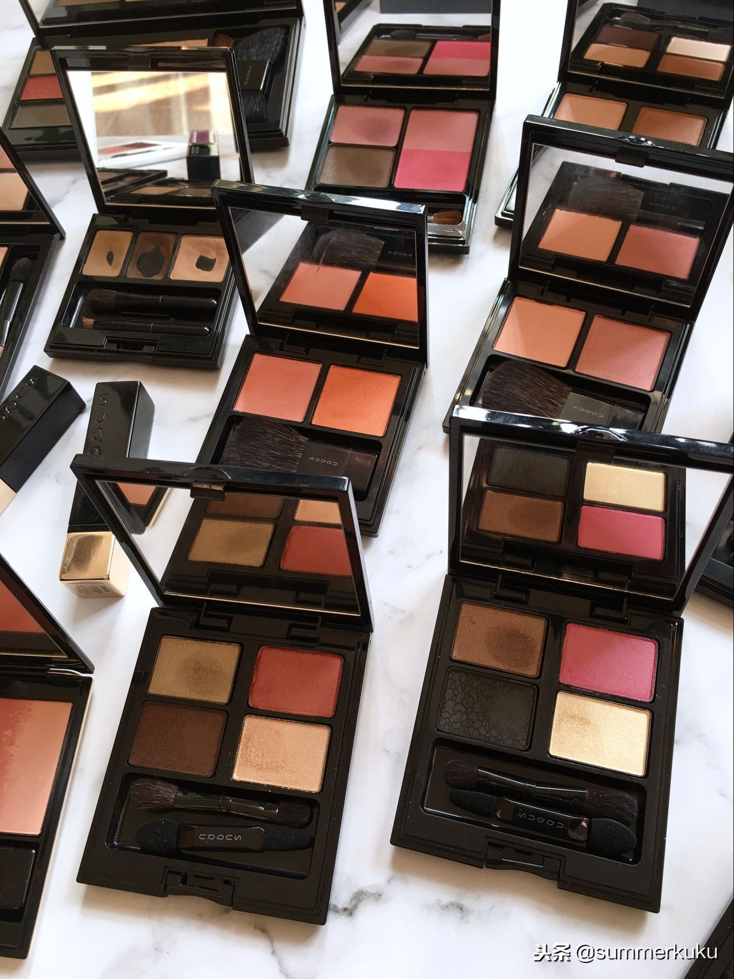 suqqu眼影春风染试色,suqqu眼影试色合集