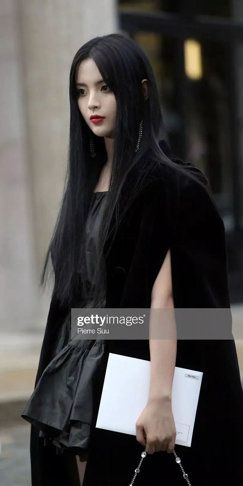 杨超越黑长直造型图片,杨超越日常美图