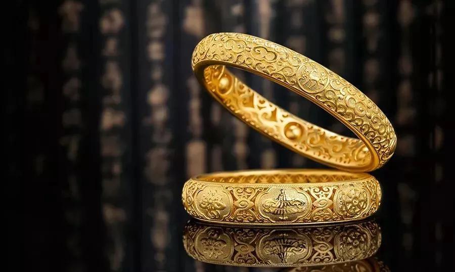 黄金3d硬金和千足金的区别,中国古法传承经典款k金手镯