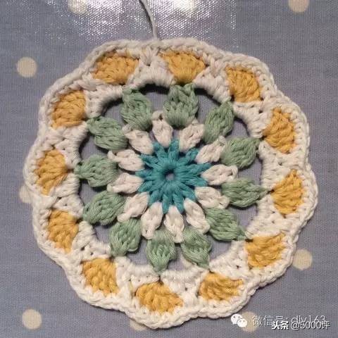 钩个正方形的坐垫怎么钩,钩个小坐垫