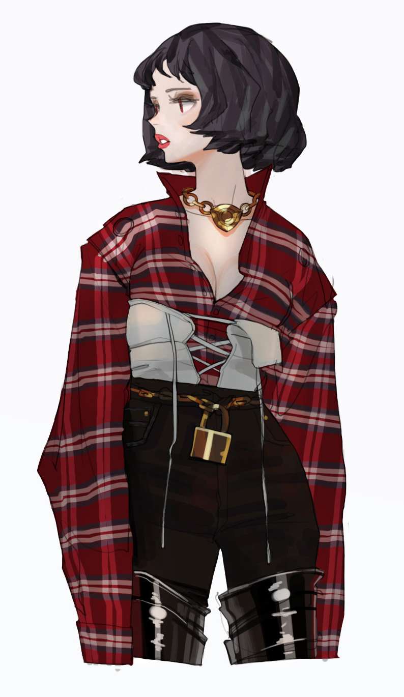 服饰穿搭小插画,30幅插画和你探讨如何时尚穿搭