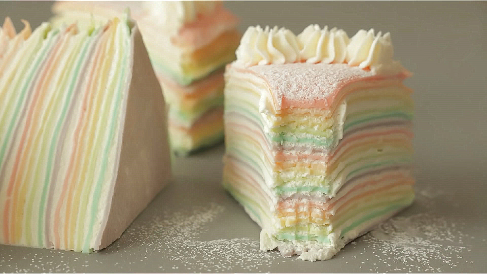 不需要奶油和烤箱的蛋糕教程,适合新手的奶油蛋糕