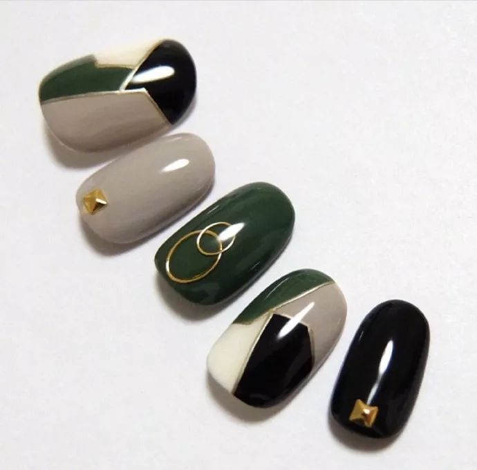 超级短指甲可爱显白简单自己做,短指甲女生的必备指甲图