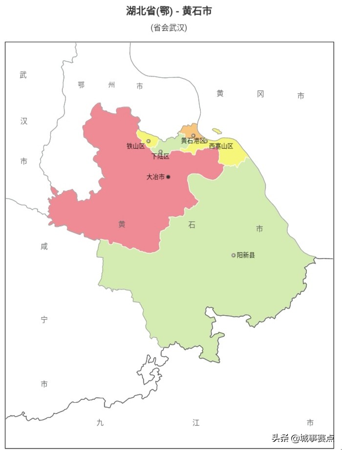 湖北省地图行政区划,湖北省各市县行政区划图