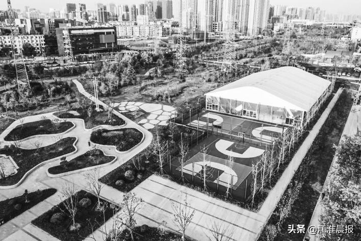 合肥庐州公园最新篮球场,合肥金斗公园新建篮球场