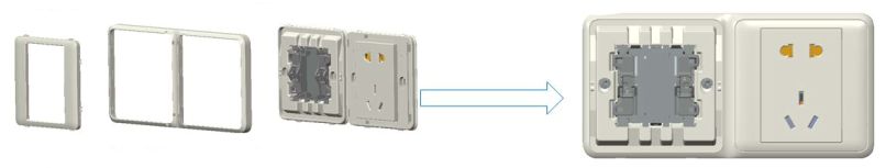 施耐德开关插座拆分对比,施耐德开关插座怎么选