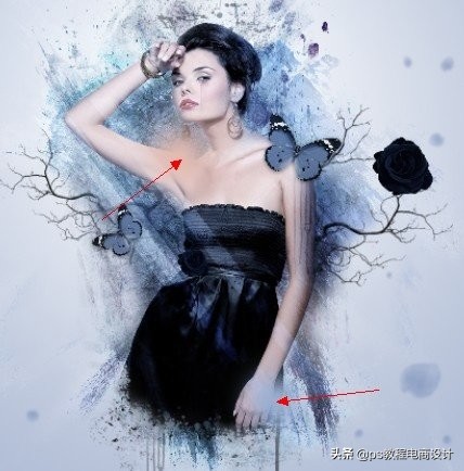 ps怎么把图片处理成水墨效果,ps怎么把实景做成彩色水墨效果