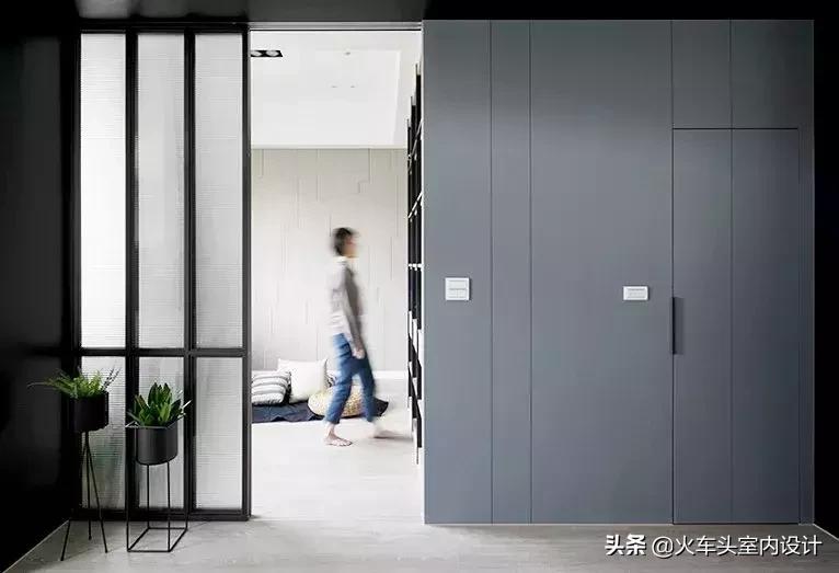 轻奢超大推拉门图片大全,三米极简推拉门