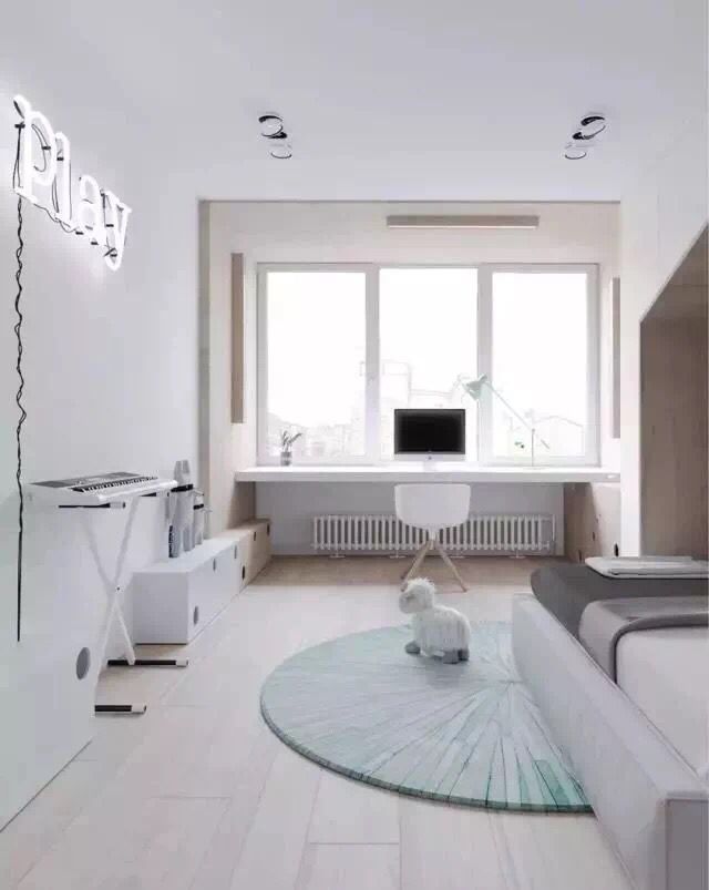 房间大面积白怎么显得高级,白色的家居布局