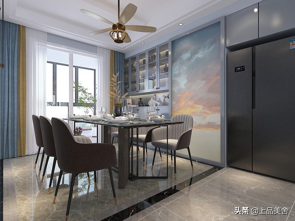 夫妻俩为了小孩上学，果断买下188㎡学区房，装轻奢风让人羡慕