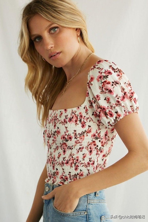 blackpinkjisoo碎花裙,blackpink珍妮碎花裙