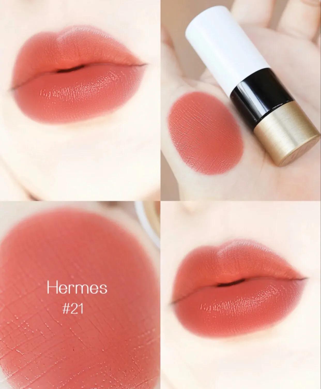 爱马仕口红公认最好看的色号,爱马仕口红试色小样