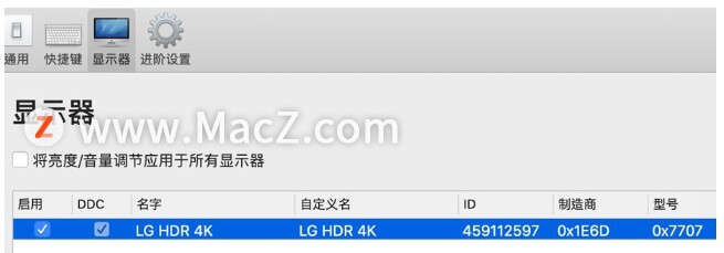 怎么调整mac外接显示器亮度,mac外接屏幕色彩校正