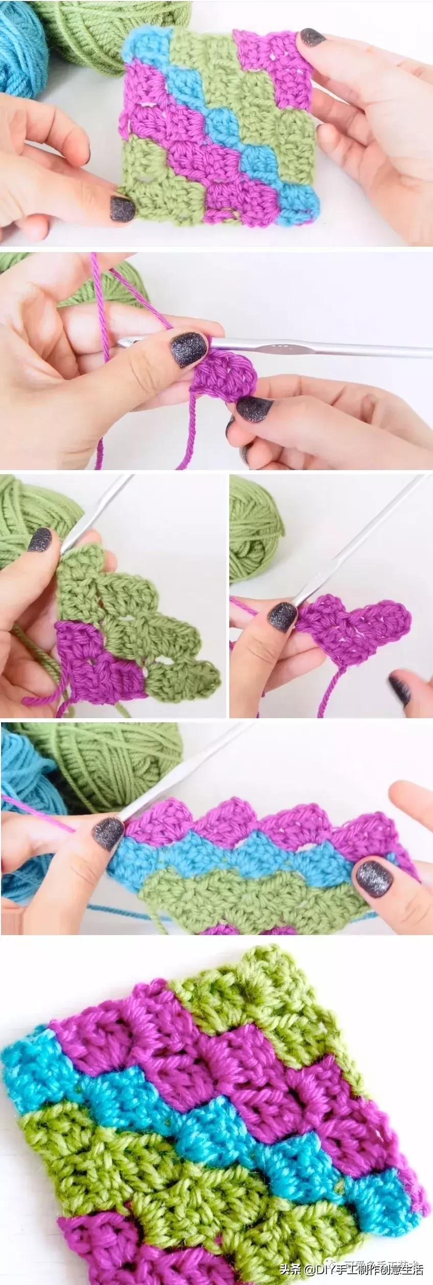 钩织春天的毛衣,钩编春天的花视频