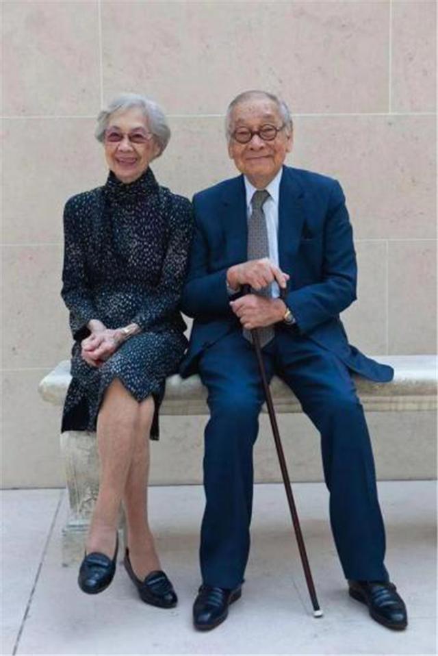 华人建筑大师贝聿铭和夫人,贝聿铭夫人卢爱玲