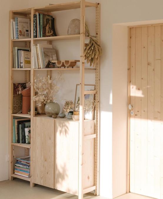 原木元素打造自由舒适的家居空间,原木藤编全屋设计