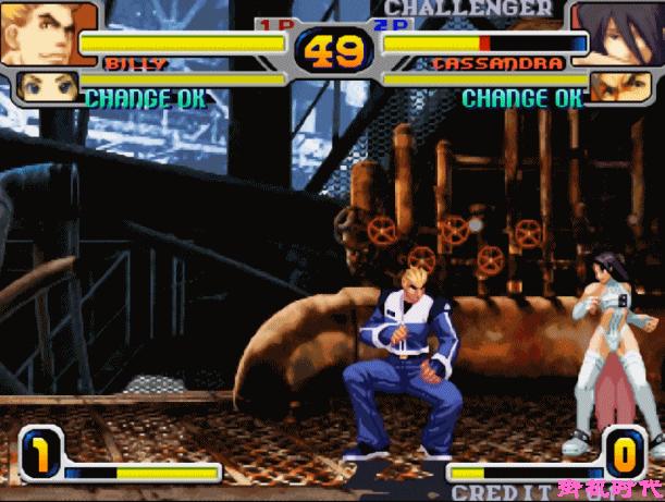 格斗游戏三合一,格斗游戏八神连招教学