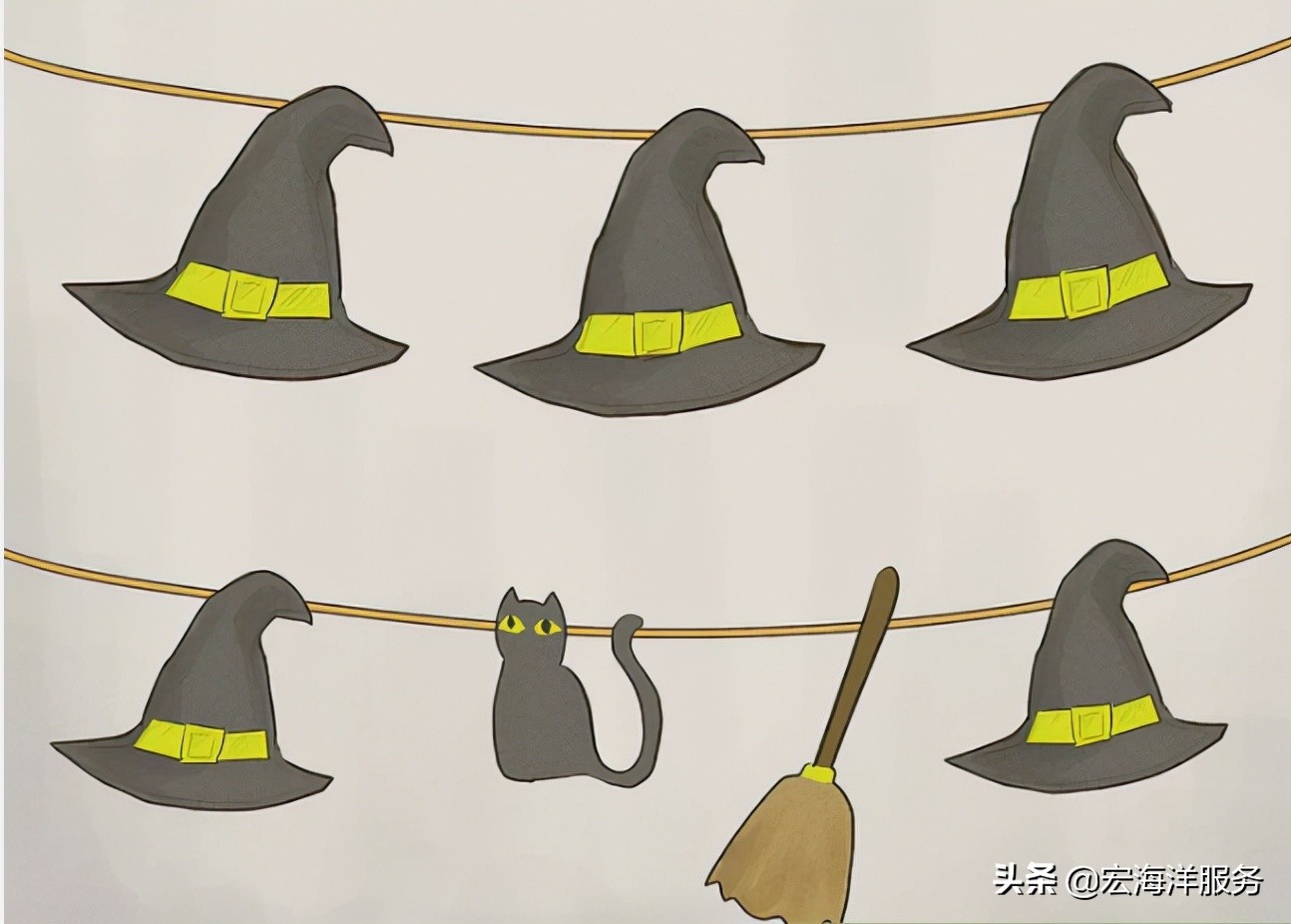 万圣节儿童装饰品摆件,怎么做万圣节的装饰品