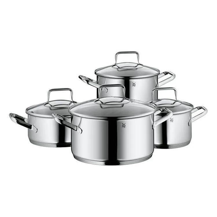 雪平锅和铸铁锅的区别,不锈钢雪平锅304加厚家用