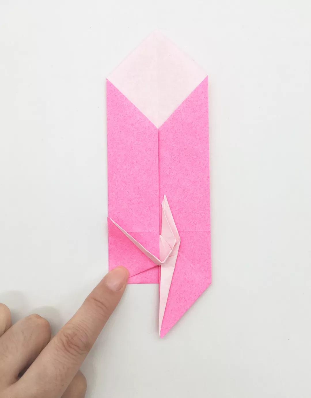 最简单的千纸鹤信封折法慢动作,折纸大全简单又漂亮的信封千纸鹤