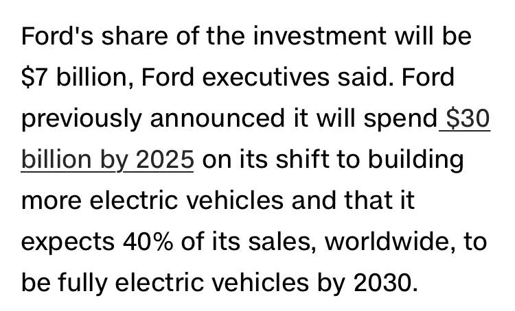 一起读CNN英语新闻：美国福特建超级工厂生产电动汽车