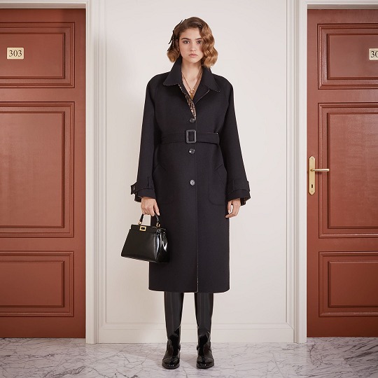 fendi新款牛仔包,新包黑色