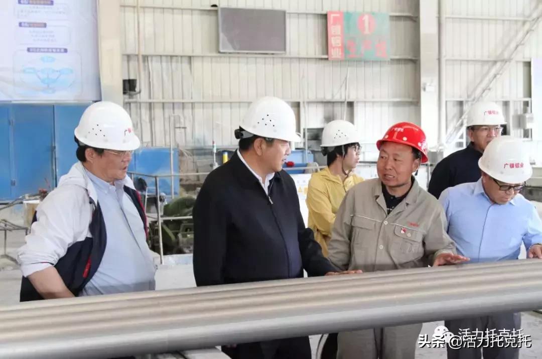 南南铝业考察团一行赴托县参观考察冯玉臻罗青陪同