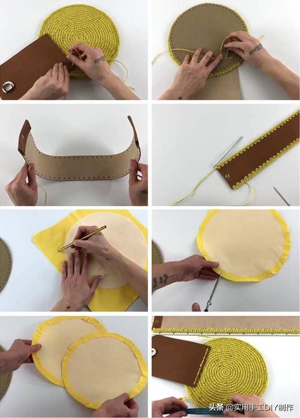各种圆包包的钩织教程,多种漂亮包包的钩织图解